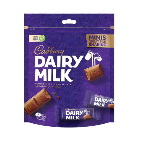 Cadbury Dairy Milk Minis Chocolate Bag